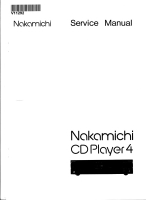 Nakamichi CD-Player-4-Service-Manual